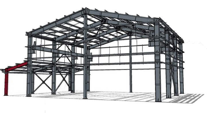 PEBSTEEL Structures Building Drawing